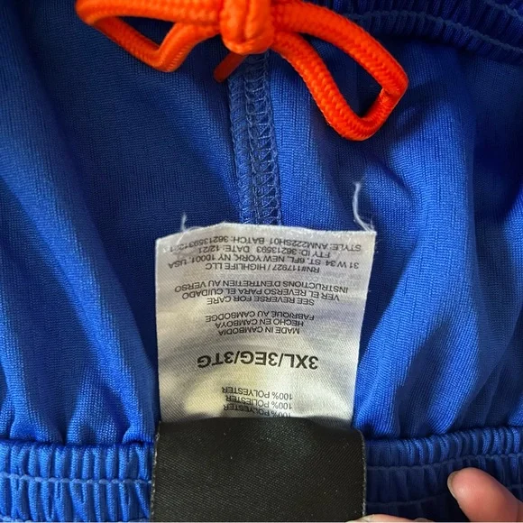 Men's And1 Blue, Orange and Dark Blue Bundle Athletic basketball Shorts - Picture 12 of 16